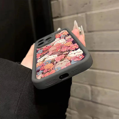 Colorful Kawaii Kitties Pattern Soft Phone Case - Item - BYTOODAY