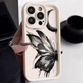 Colorful Phone Case Patterned Painted Butterfly - Item - BYTOODAY