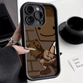 Colorful Silicone Anime Bag Boy Pattern iPhone (14-16) Case - Item - BYTOODAY