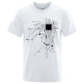 Computer Processor Printed Casual T-shirt - Item - BYTOODAY