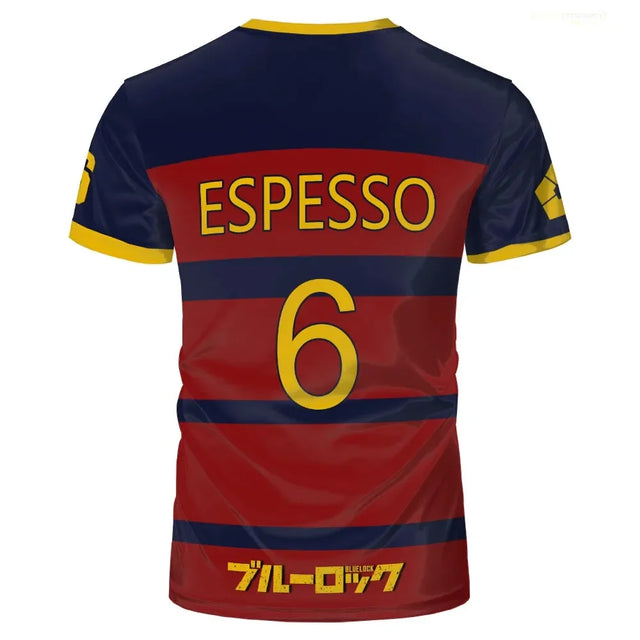 Cosplay Anime Blue Lock FC Barcha Jersey - BYTOODAY