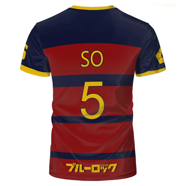 Cosplay Anime Blue Lock FC Barcha Jersey - Item - BYTOODAY