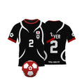 Cosplay Anime Blue Lock U20 Japan Team Black Jersey - BYTOODAY