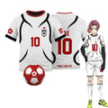 Cosplay Anime Blue Lock U20 Japan Team White Jersey - BYTOODAY