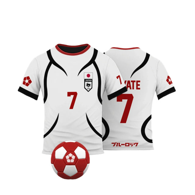 Cosplay Anime Blue Lock U20 Japan Team White Jersey - BYTOODAY