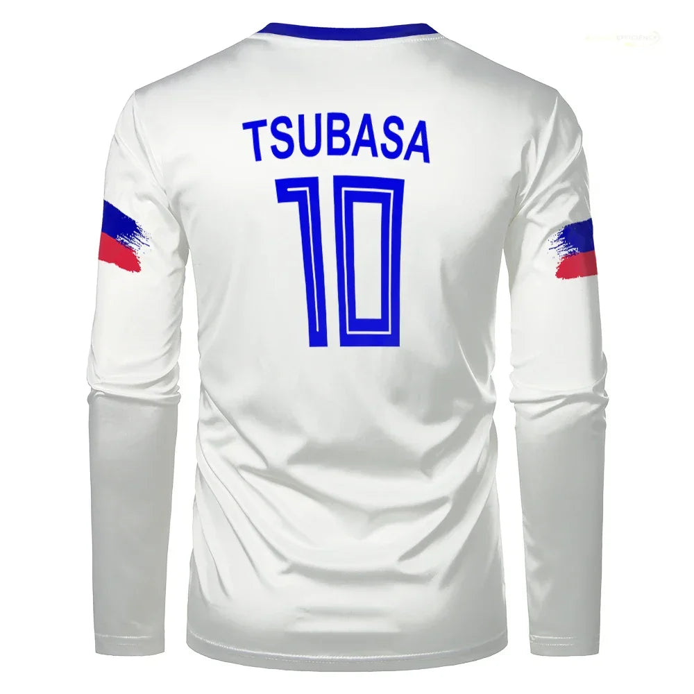 Cosplay Football Anime Tsubasa Long Sleeve Jersey - Item - BYTOODAY