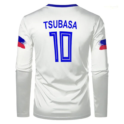 Cosplay Football Anime Tsubasa Long Sleeve Jersey - Item - BYTOODAY