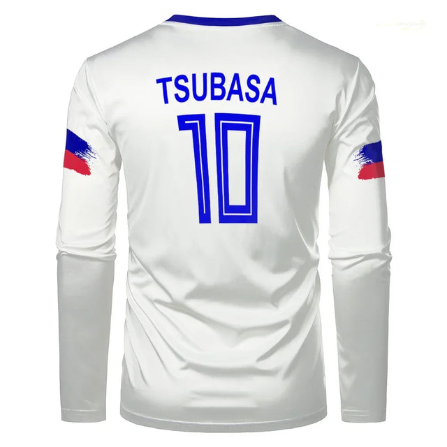 Cosplay Football Anime Tsubasa Long Sleeve Jersey - Item - BYTOODAY