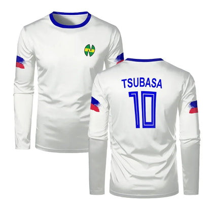 Cosplay Football Anime Tsubasa Long Sleeve Jersey - Item - BYTOODAY