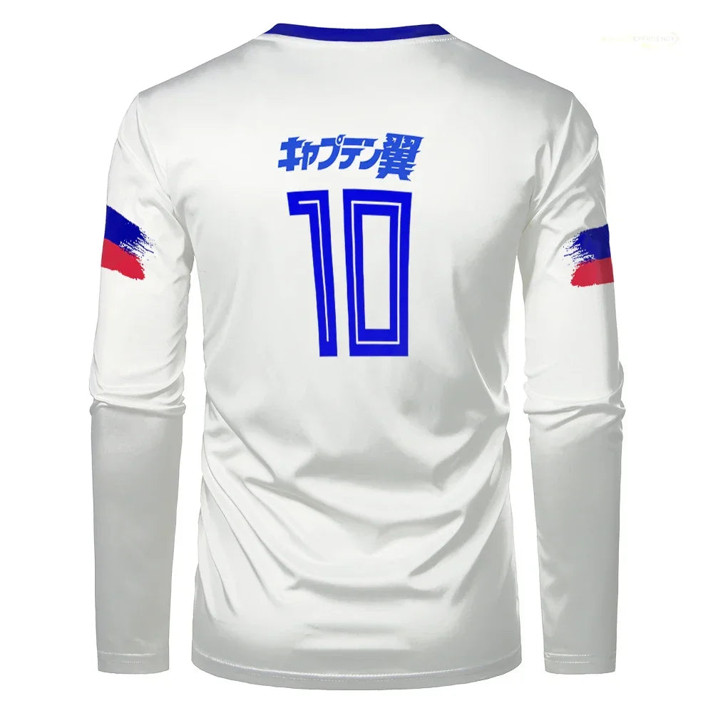 Cosplay Football Anime Tsubasa Long Sleeve Jersey - Item - BYTOODAY