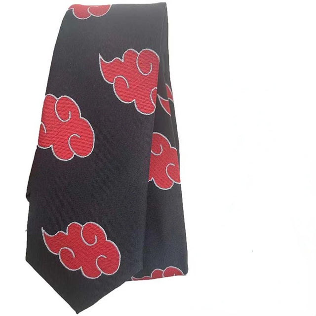 Custom Akatsuki Tie - Naruto Cosplay Accessory - Item - BYTOODAY