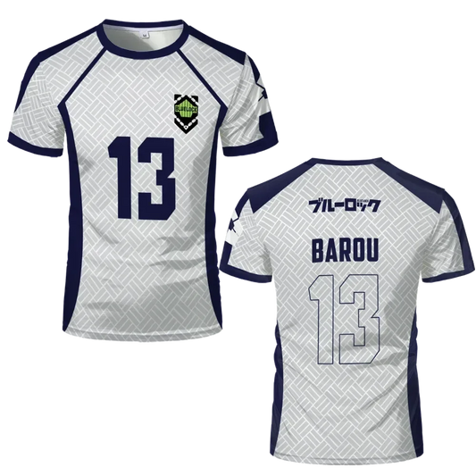 Custom Anime Blue Lock Kids White Jersey - BYTOODAY