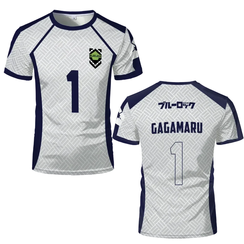 Custom Anime Blue Lock Kids White Jersey - BYTOODAY