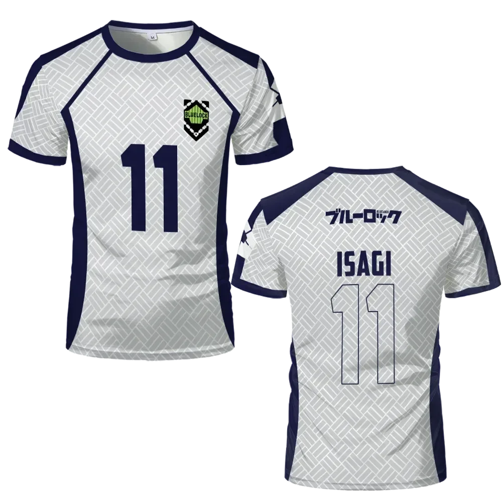 Custom Anime Blue Lock Kids White Jersey - BYTOODAY