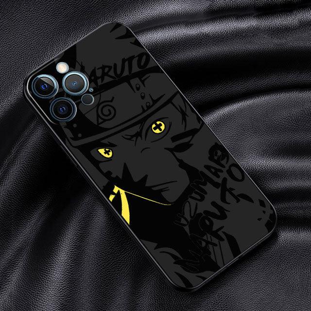 Custom Black iPhone Case (5 to X) with Naruto Characters - Item - BYTOODAY