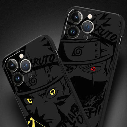 Custom Black iPhone Case with Naruto Characters - Item - BYTOODAY