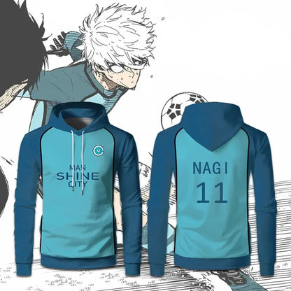 Custom Blue Lock Manshine City Hoodie - BYTOODAY