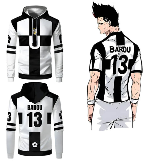 Custom Blue Lock Ubers Team Hoodie - BYTOODAY