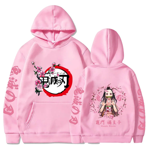 Custom Colorful Demon Slayer Hoodie Nezuko Kamado - Item - BYTOODAY