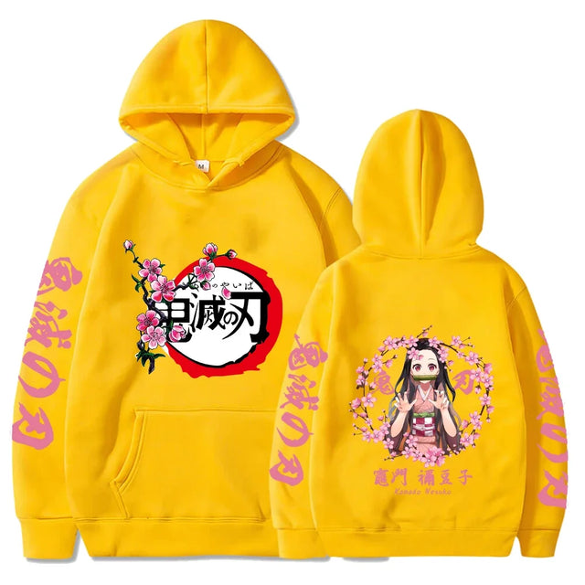 Custom Colorful Demon Slayer Hoodie Nezuko Kamado - Item - BYTOODAY