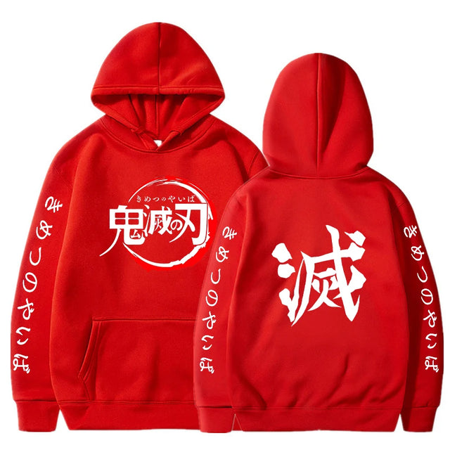 Custom Colorful Streetwear Hoodie Demon Slayer - Item - BYTOODAY