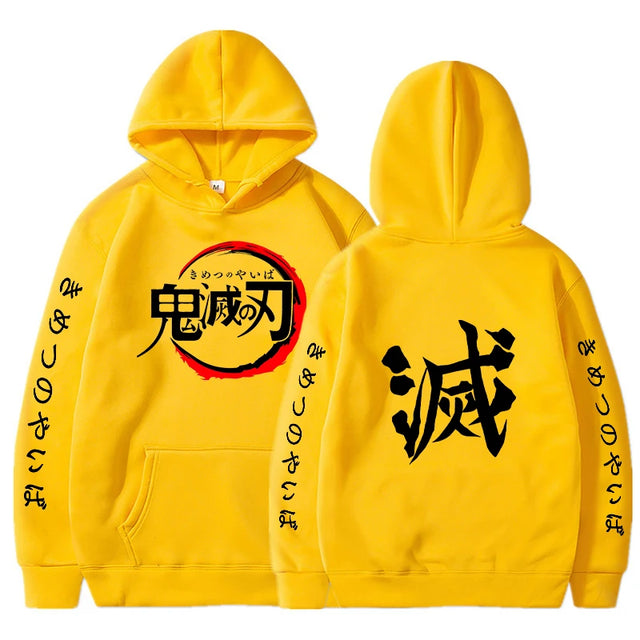 Custom Colorful Streetwear Hoodie Demon Slayer - Item - BYTOODAY