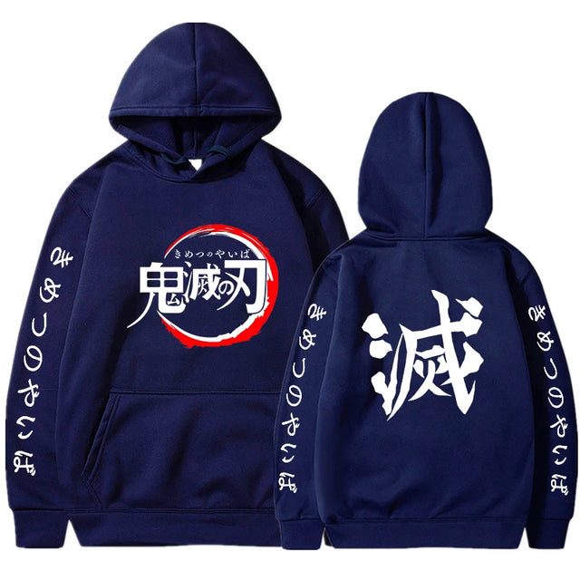 Custom Colorful Streetwear Hoodie Demon Slayer - Item - BYTOODAY