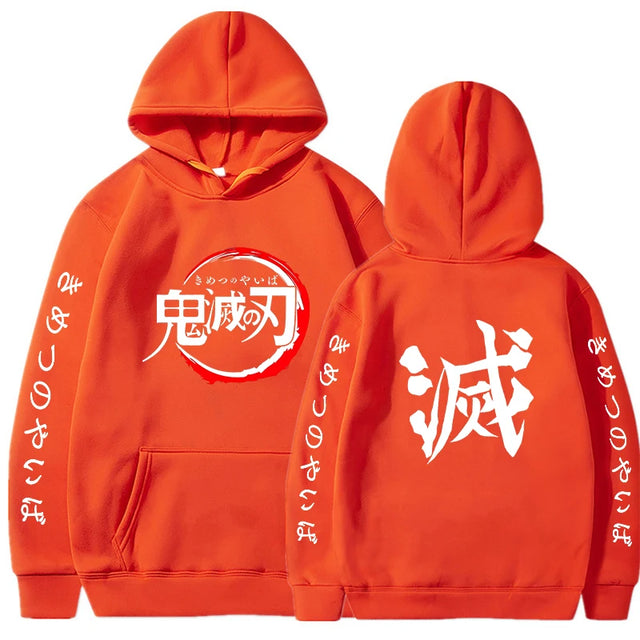 Custom Colorful Streetwear Hoodie Demon Slayer - Item - BYTOODAY