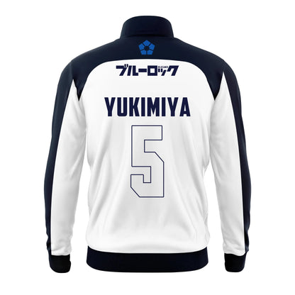 Custom Jacket Blue Lock Team White - BYTOODAY