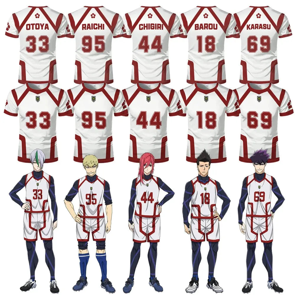 Custom Jersey Blue Lock Team B - BYTOODAY