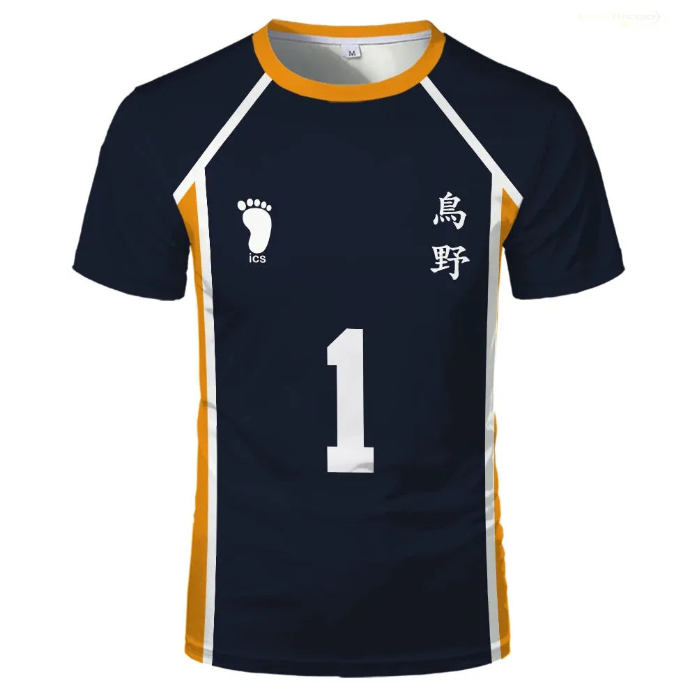 Custom Karasuno High School's Team Haikyu Cosplay Kids Jersey - Item - BYTOODAY