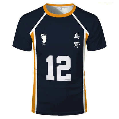 Custom Karasuno High School's Team Haikyu Cosplay Teenager Jersey - Item - BYTOODAY