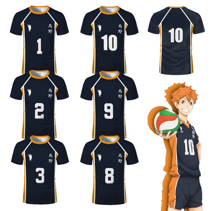 Custom Karasuno High School's Team Jersey Haikyu Cosplay - Item - BYTOODAY