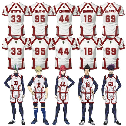 Custom Kids Jersey Blue Lock Team B - BYTOODAY