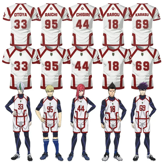 Custom Kids Jersey Blue Lock Team B - BYTOODAY