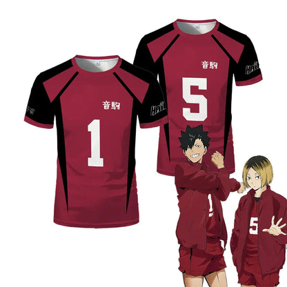 Custom Nekoma High's Team Haikyu Cosplay Kids Jersey - Item - BYTOODAY