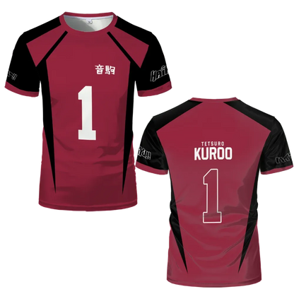 Custom Nekoma High's Team Haikyu Cosplay Kids Jersey - Item - BYTOODAY