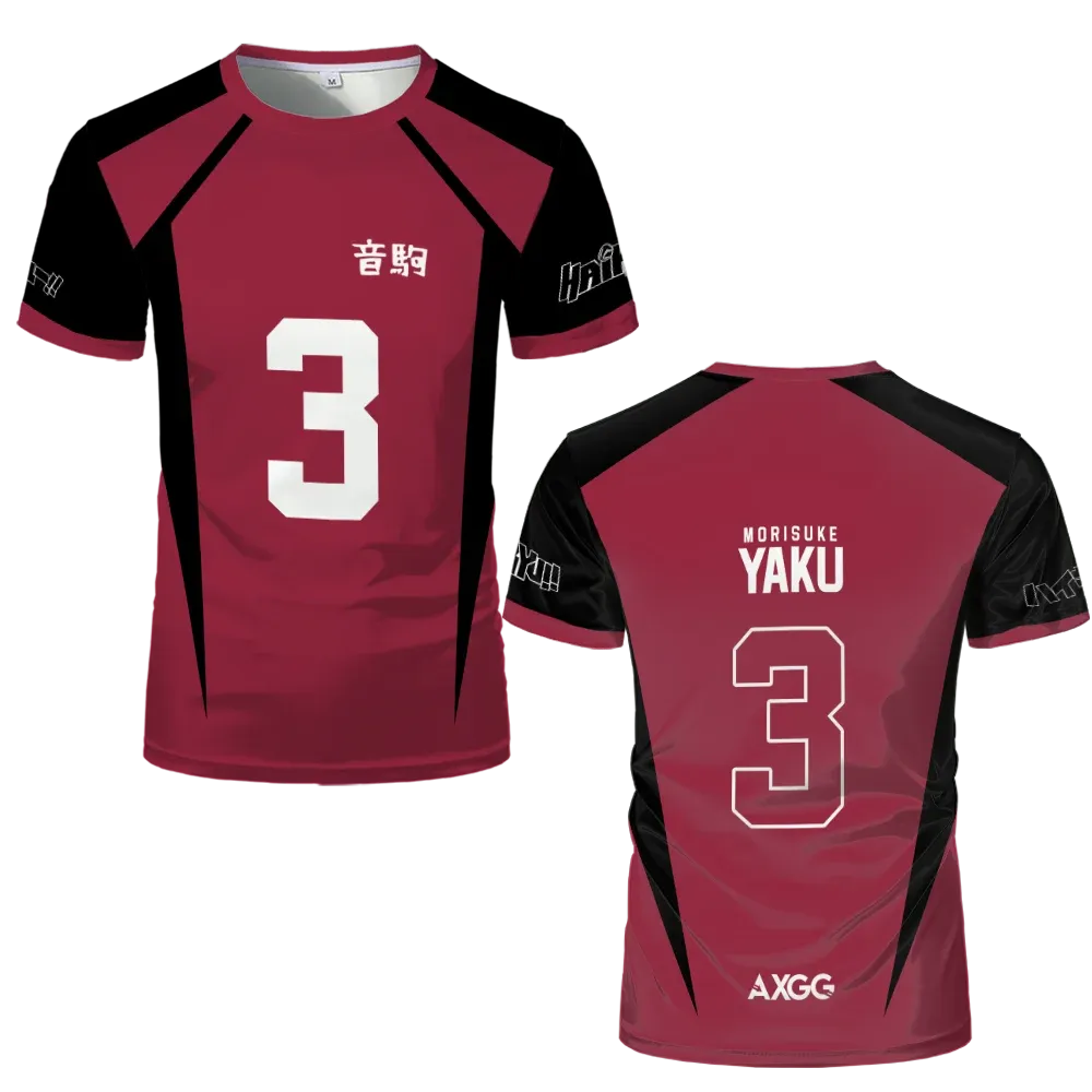 Custom Nekoma High's Team Haikyu Cosplay Teenager Jersey - Item - BYTOODAY