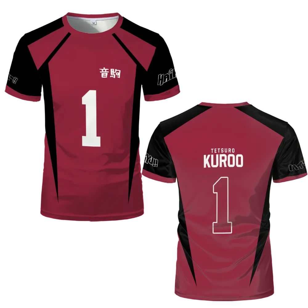 Custom Nekoma High's Team Haikyu Cosplay Teenager Jersey - Item - BYTOODAY