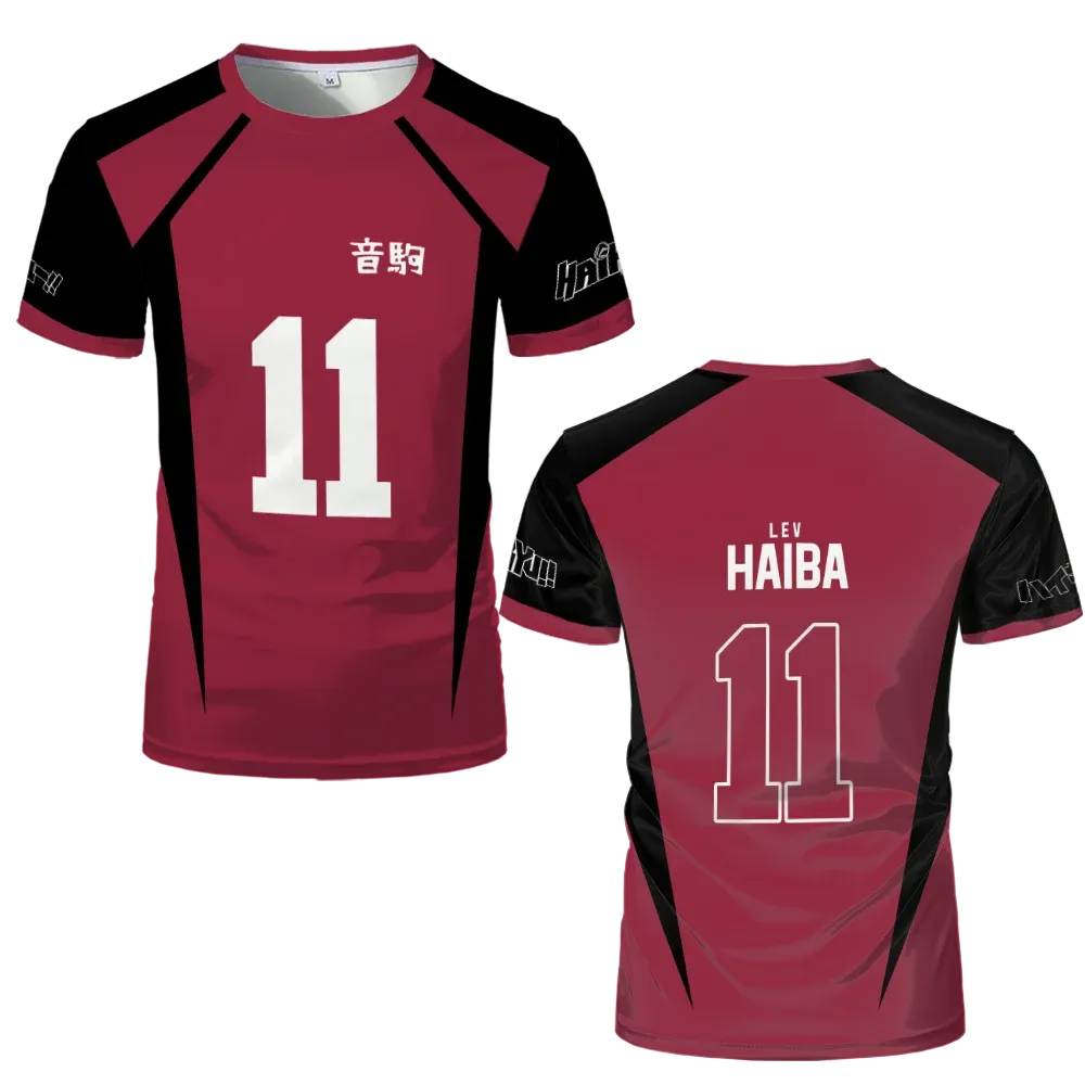 Custom Nekoma High's Team Haikyu Cosplay Teenager Jersey - Item - BYTOODAY