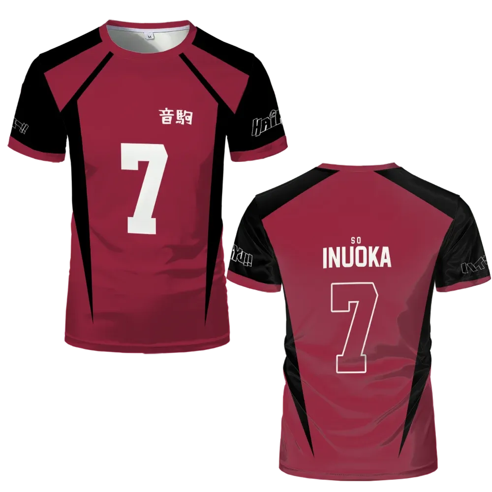 Custom Nekoma High's Team Haikyu Cosplay Teenager Jersey - Item - BYTOODAY
