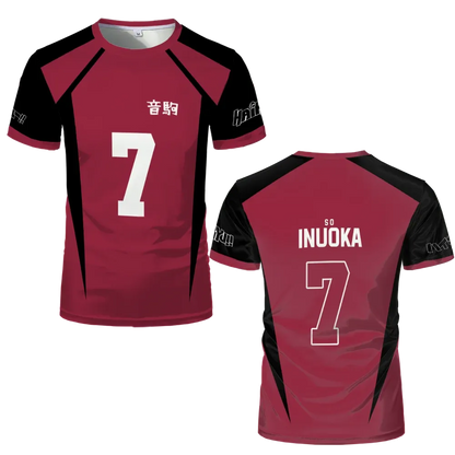 Custom Nekoma High's Team Haikyu Cosplay Teenager Jersey - Item - BYTOODAY