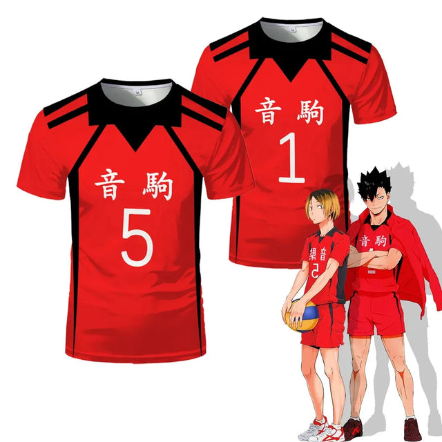 Custom Nekoma High School's Team Haikyu Cosplay Kids Jersey - Item - BYTOODAY