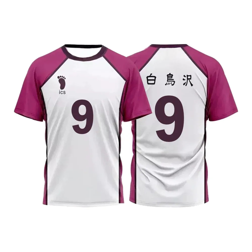 Custom Shiratorizawa Academy Team Jersey Haikyu Cosplay - Item - BYTOODAY
