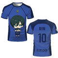 Custom Teenager Jersey Blue Lock Eleven Cute Characters - BYTOODAY