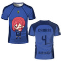 Custom Teenager Jersey Blue Lock Eleven Cute Characters - BYTOODAY
