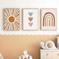 Cute Alphabet Patterns Canvas Decoration - Item - BYTOODAY