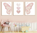 Cute Butterfly Pattern Pink Wall Decor - Item - BYTOODAY