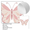 Cute Butterfly Pattern Pink Wall Decor - Item - BYTOODAY