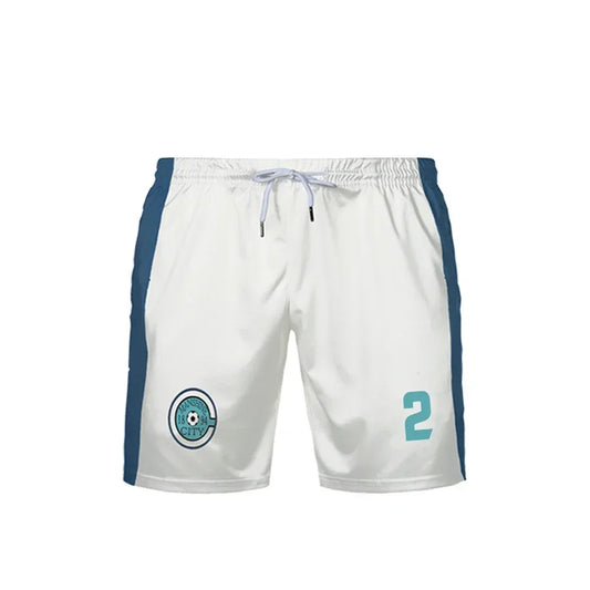 Damon's Custom Shorts Blue Lock Manshine City - BYTOODAY
